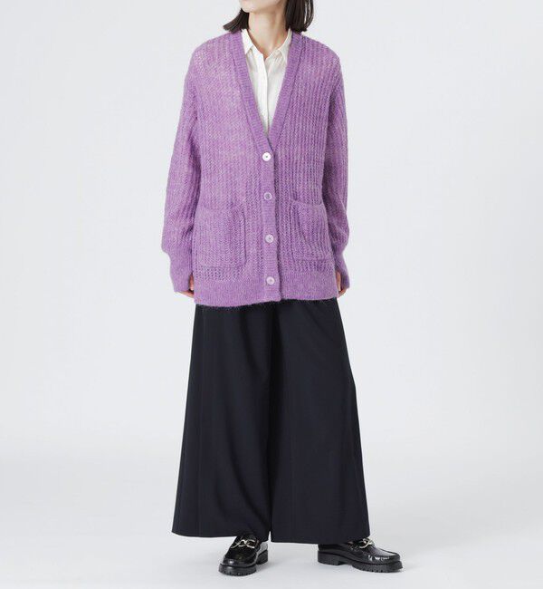  「メッシュニットオーバーカーディガン」|ニット・セーター|