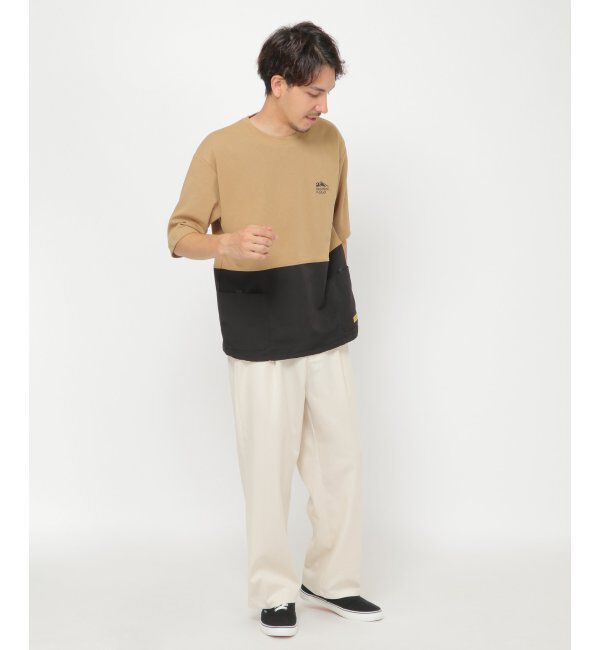 ikka「Healthknit Product ヘルスニット DOORS バイカラーT」|Tシャツ・カットソー|