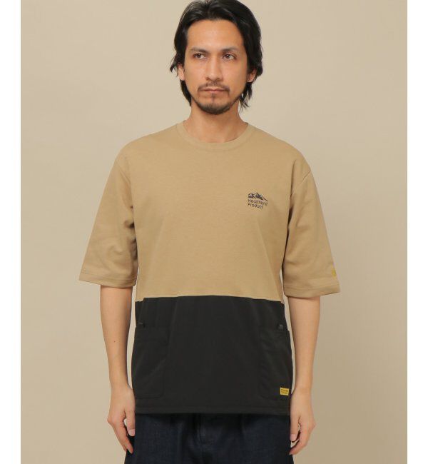 ikka「Healthknit Product ヘルスニット DOORS バイカラーT」|Tシャツ・カットソー|