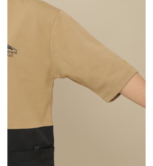 ikka「Healthknit Product ヘルスニット DOORS バイカラーT」|Tシャツ・カットソー|