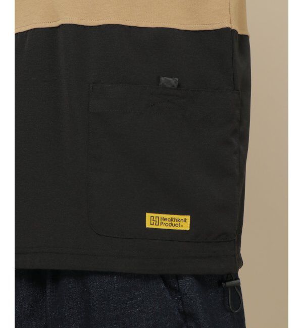 ikka「Healthknit Product ヘルスニット DOORS バイカラーT」|Tシャツ・カットソー|