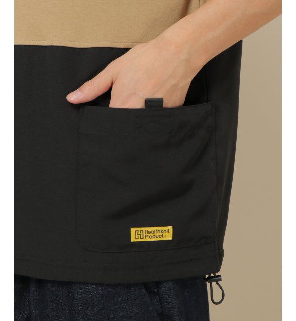 ikka「Healthknit Product ヘルスニット DOORS バイカラーT」|Tシャツ・カットソー|