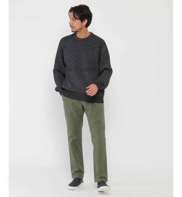ikka「抗菌アゼクルーネックニット」|プルオーバー|