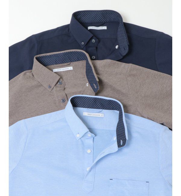 IKKA LOUNGE「ALTIMA ボタンダウンポロシャツ」|Tシャツ・カットソー|