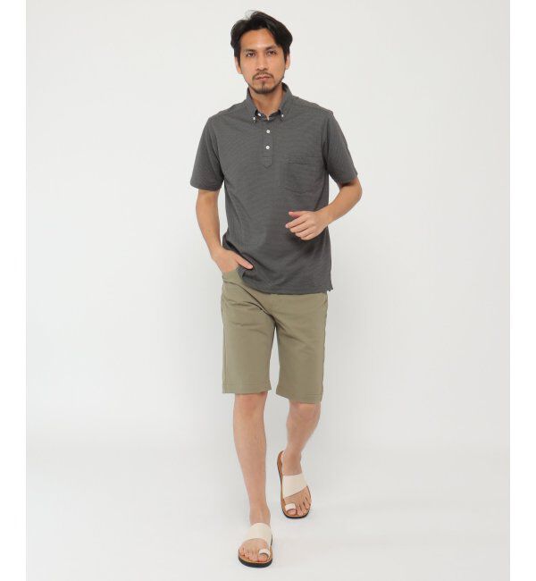 IKKA LOUNGE「ALTIMA ボタンダウンポロシャツ」|Tシャツ・カットソー|