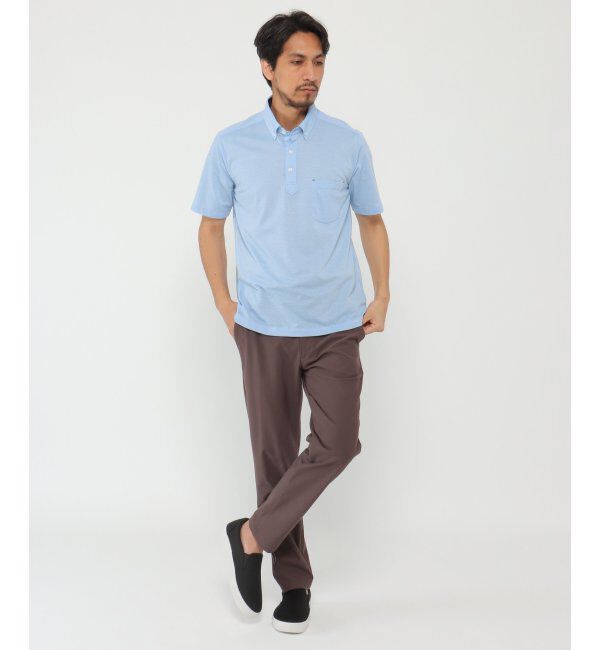 IKKA LOUNGE「ALTIMA ボタンダウンポロシャツ」|Tシャツ・カットソー|