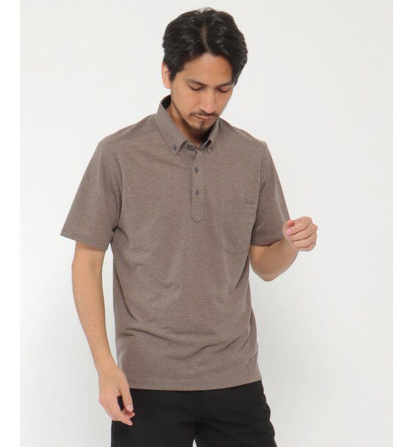 IKKA LOUNGE「ALTIMA ボタンダウンポロシャツ」|Tシャツ・カットソー|
