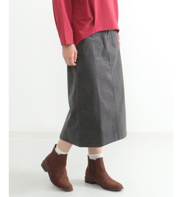 ikka「コーデュロイスカート」|スカート|チャコール