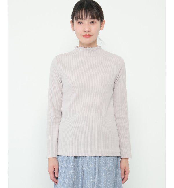 ikka「サンカクテレコ長袖T」|Tシャツ・カットソー|