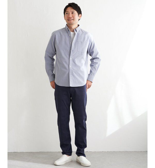 ikka「イージーケアオックスボタンダウンシャツ」|シャツ・ブラウス|