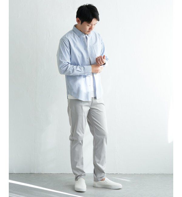 ikka「イージーケアオックスボタンダウンシャツ」|シャツ・ブラウス|
