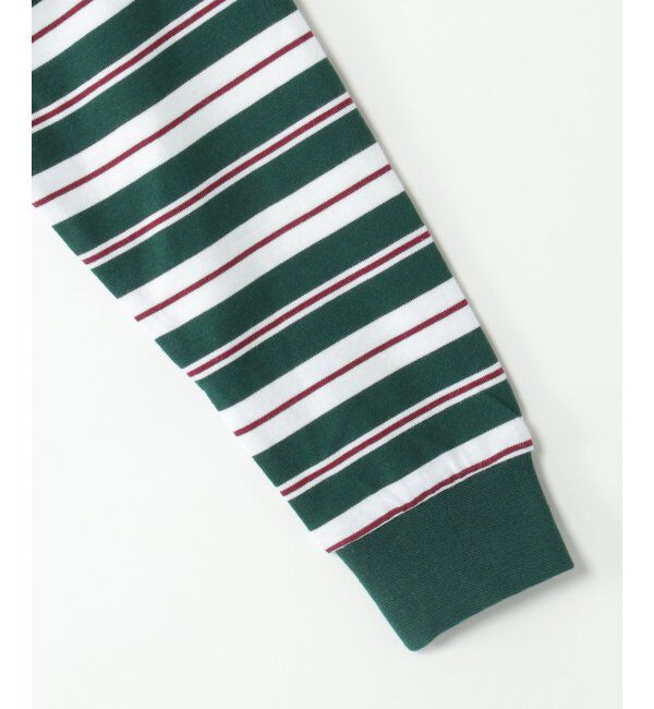 ikka kids「切り替えボーダーラガーTシャツ（120~160cm）」|Tシャツ・カットソー|