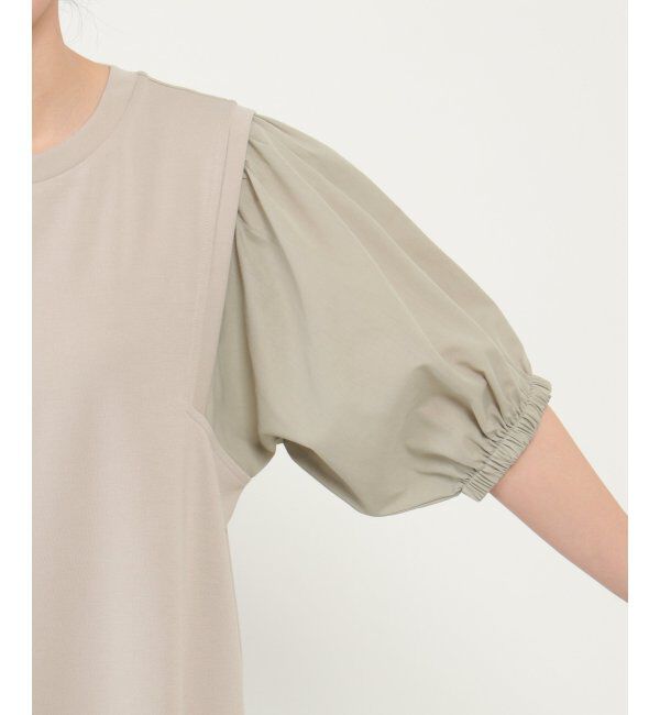 ikka「袖切り替えカットワンピース」|ワンピース|