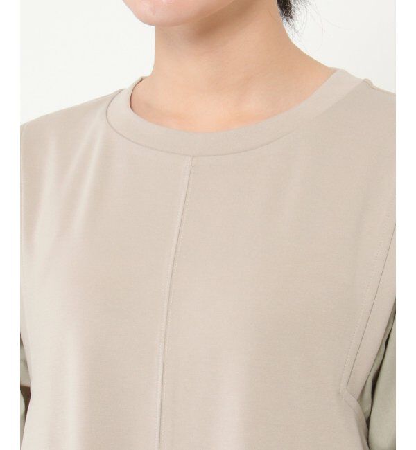 ikka「袖切り替えカットワンピース」|ワンピース|