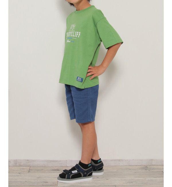 ikka kids「USAコットン サーフテイストプリントTシャツ（120~160cm）」|Tシャツ・カットソー|