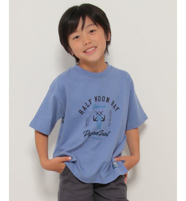 ikka kids「USAコットン サーフテイストプリントTシャツ（120~160cm）」|Tシャツ・カットソー|
