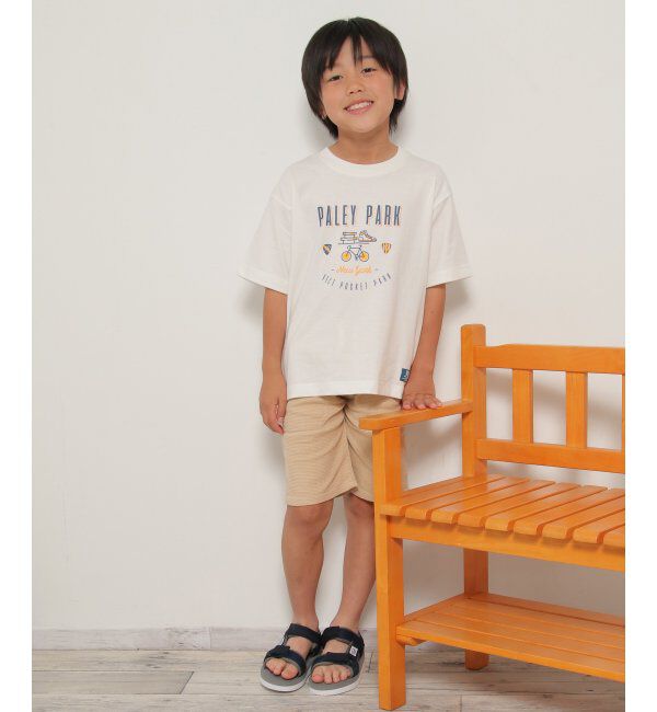 ikka kids「USAコットン サーフテイストプリントTシャツ（120~160cm）」|Tシャツ・カットソー|