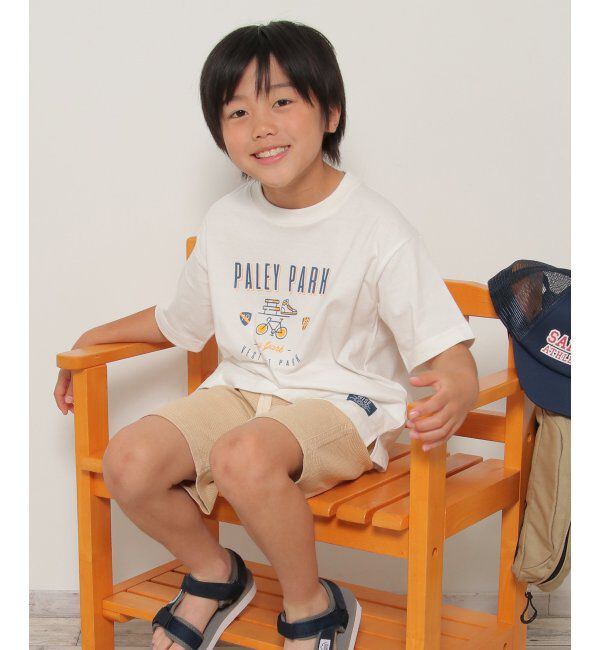 ikka kids「USAコットン サーフテイストプリントTシャツ（120~160cm）」|Tシャツ・カットソー|