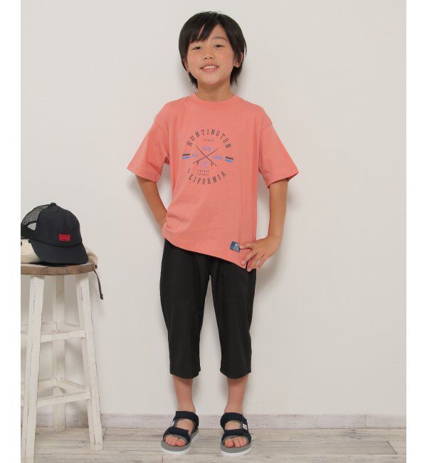 ikka kids「USAコットン サーフテイストプリントTシャツ（120~160cm）」|Tシャツ・カットソー|