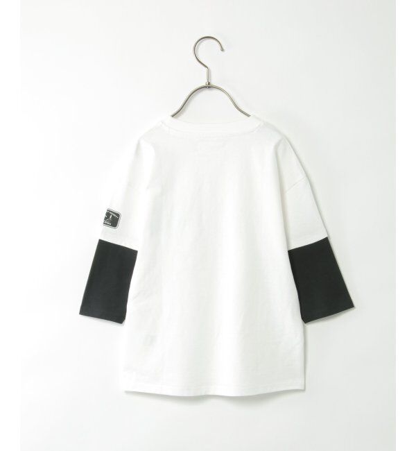 ikka kids「7分袖レイヤードTシャツ（120~160cm）」|Tシャツ・カットソー|