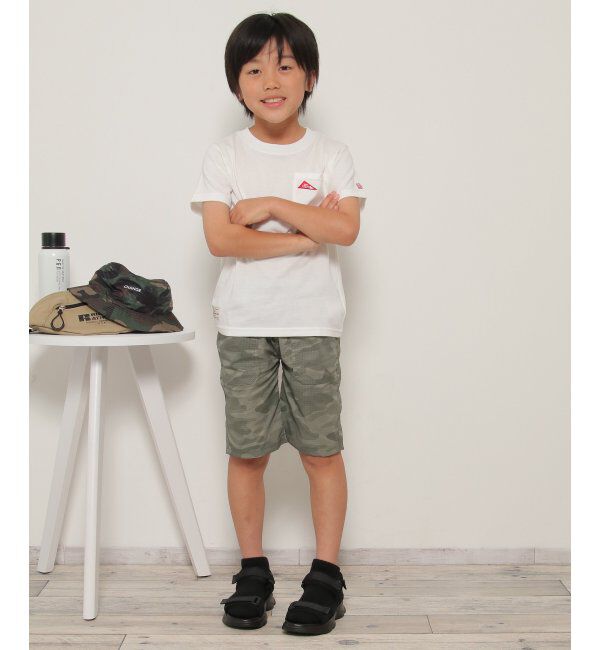 ikka kids「【親子おそろい】URBAN NATURE LIFE アーバンネイチャーライフ ワッペンTシャツ（120~160cm）」|Tシャツ・カットソー|