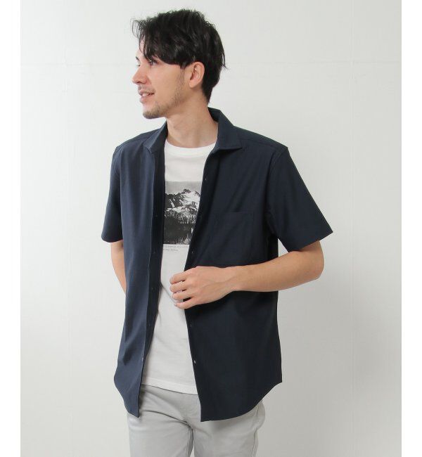 IKKA LOUNGE「ドライラックスフルオープンポロシャツ」|Tシャツ・カットソー|