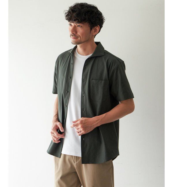 IKKA LOUNGE「ドライラックスフルオープンポロシャツ」|Tシャツ・カットソー|