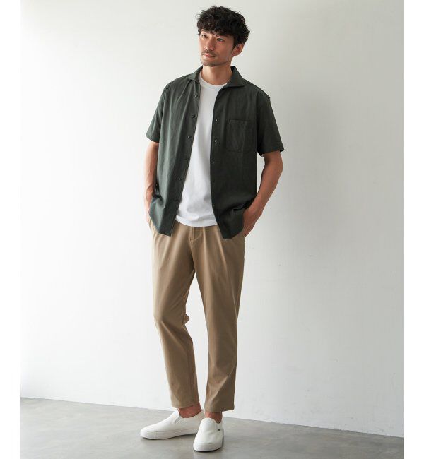 IKKA LOUNGE「ドライラックスフルオープンポロシャツ」|Tシャツ・カットソー|