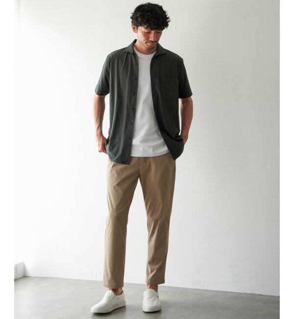 IKKA LOUNGE「ドライラックスフルオープンポロシャツ」|Tシャツ・カットソー|