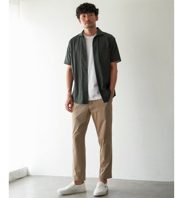 IKKA LOUNGE「ドライラックスフルオープンポロシャツ」|Tシャツ・カットソー|