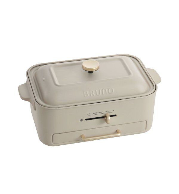 TOKYO DESIGN CHANNEL「BRUNO ブルーノ コンパクトグリルホットプレート」|電化製品|グレイ