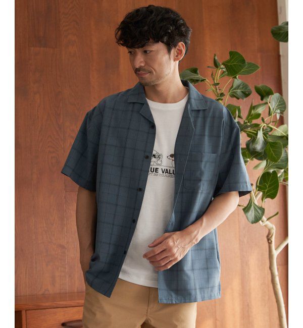 ikka「カメラマンサガラ刺繍Tシャツ」|Tシャツ・カットソー|