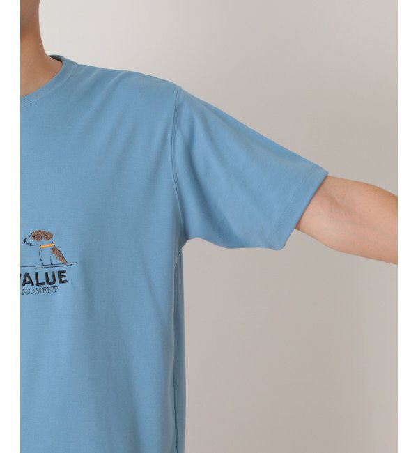 ikka「カメラマンサガラ刺繍Tシャツ」|Tシャツ・カットソー|