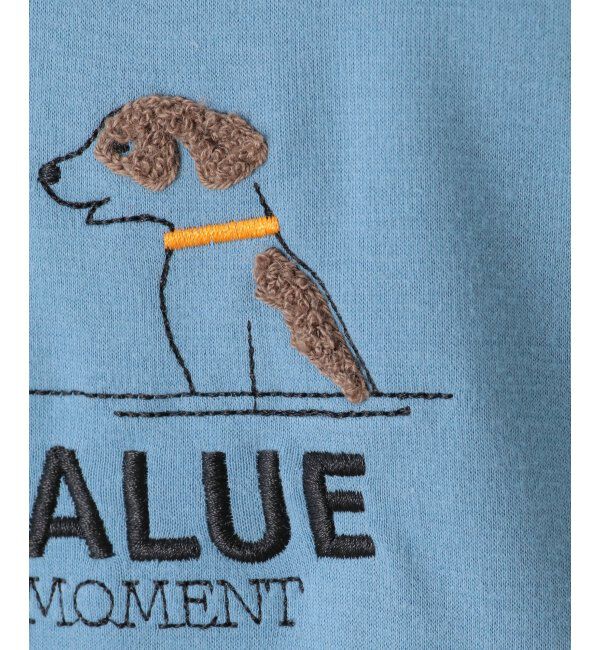 ikka「カメラマンサガラ刺繍Tシャツ」|Tシャツ・カットソー|