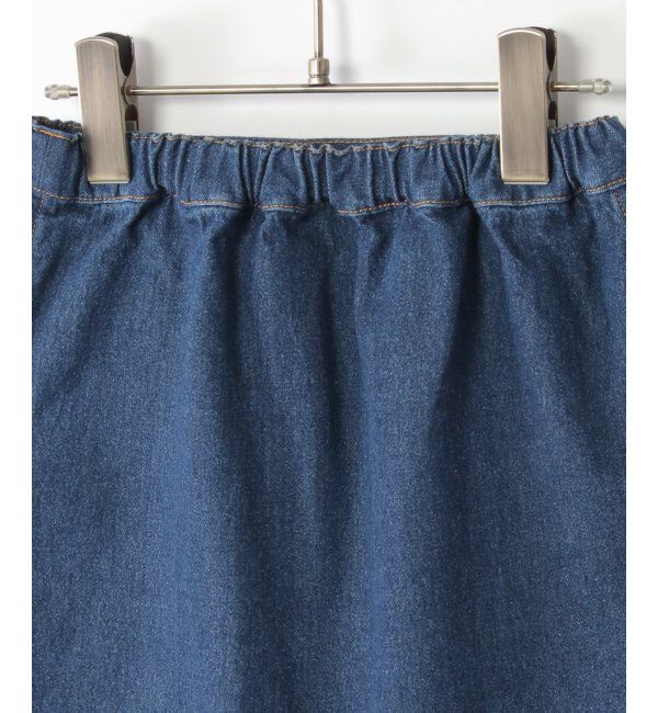 ikka kids「フリンジ前ボタンデニムスカート（120~160cm）」|スカート|