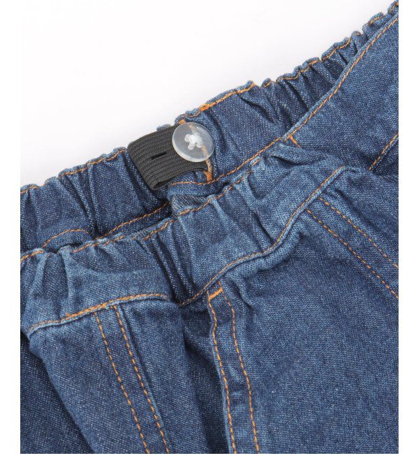 ikka kids「フリンジ前ボタンデニムスカート（120~160cm）」|スカート|