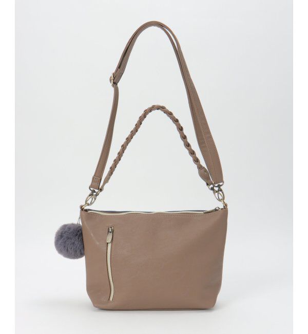 ikka「2WAYバイカラーダブルフェイスショルダーバッグ」|その他|