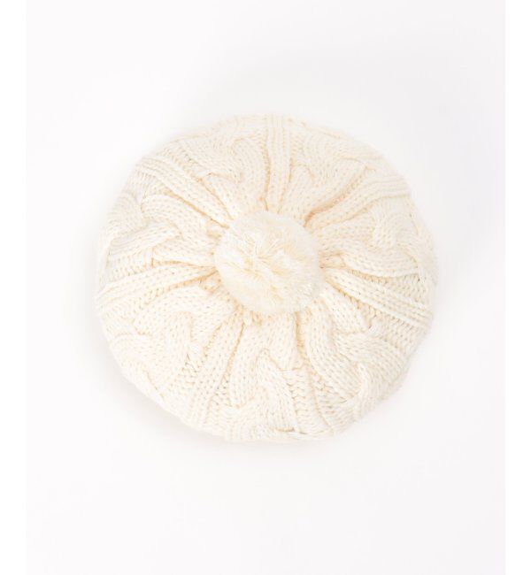 ikka kids「ケーブルニットベレー帽」|その他|