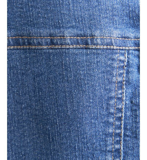 ikka「ストレッチノーカラーデニムGジャン」|その他|