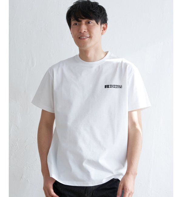 ikka「【吸水速乾】RUSSELL ATHLETIC ラッセルアスレチック ドライパワープリントTシャツ」|Tシャツ・カットソー|