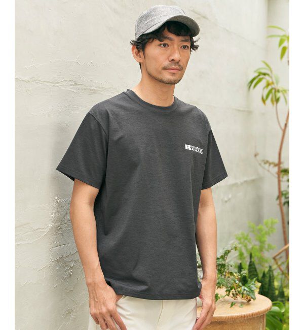 ikka「【吸水速乾】RUSSELL ATHLETIC ラッセルアスレチック ドライパワープリントTシャツ」|Tシャツ・カットソー|