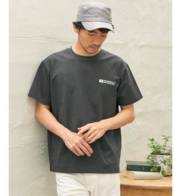 ikka「【吸水速乾】RUSSELL ATHLETIC ラッセルアスレチック ドライパワープリントTシャツ」|Tシャツ・カットソー|