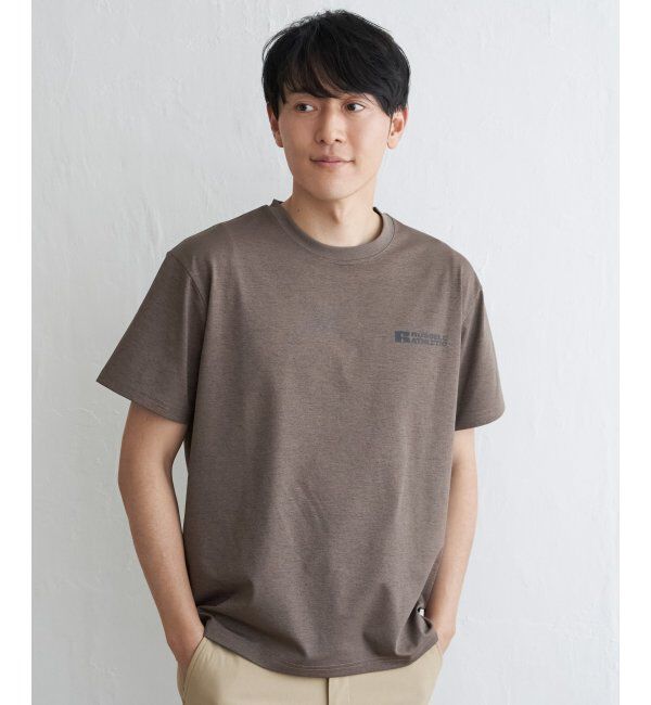 ikka「【吸水速乾】RUSSELL ATHLETIC ラッセルアスレチック ドライパワープリントTシャツ」|Tシャツ・カットソー|ブラウン
