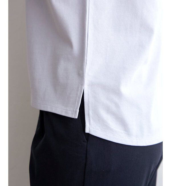 IKKA LOUNGE「【接触冷感／吸水速乾】マルチファンクションタック袖プルオーバー【UVカット】」|Tシャツ・カットソー|