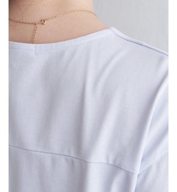 IKKA LOUNGE「【接触冷感／吸水速乾】マルチファンクションタック袖プルオーバー【UVカット】」|Tシャツ・カットソー|