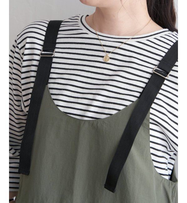 ikka「【2点セット／親子おそろい】ナイロンカーゴキャミワンピースセット」|ワンピース|