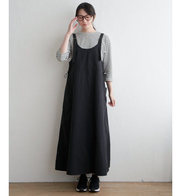 ikka「【2点セット／親子おそろい】ナイロンカーゴキャミワンピースセット」|ワンピース|