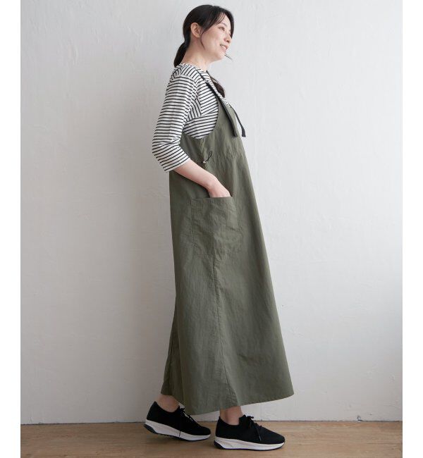 ikka「【2点セット／親子おそろい】ナイロンカーゴキャミワンピースセット」|ワンピース|