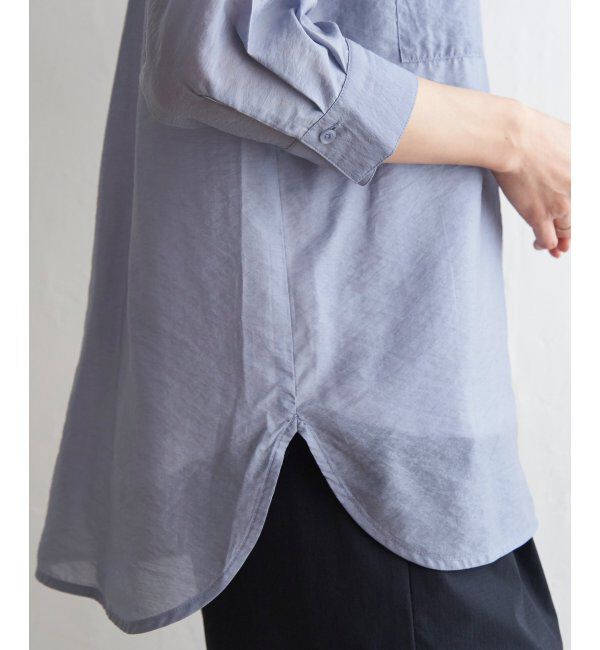 ikka「【2点セット】シアーシャツタンクアンサンブル」|シャツ・ブラウス|