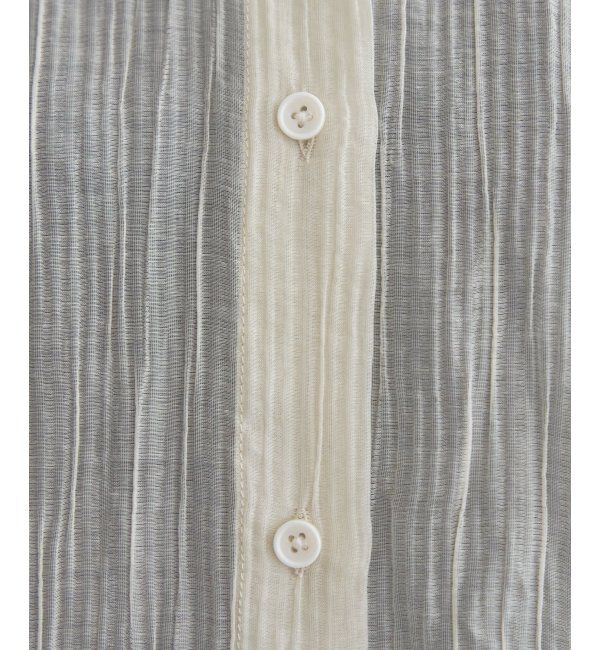 ikka「バックシャーリングシアーシャツ」|シャツ・ブラウス|